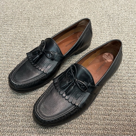 Johnston & Murphy Other - Johnston And Murphy Aragon Loafers Black Leather Men's Size 13